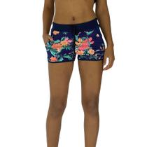 Shortinho Feminino MXD Conceito Floral Marinho