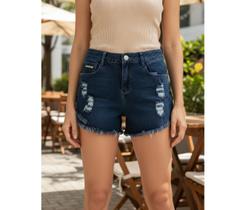 Shortinho Jeans Feminino - Bermuda Jeans Moda Verão Blue 3 Denim 413 Shortinho Jeans Feminino - Bermuda Jeans Moda Verão Blue 3 Denim 413