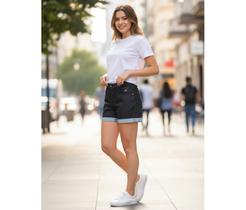Shortinho Jeans Feminino Confort - Bermuda Blue 3 Denim 3170