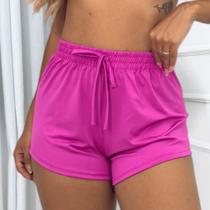 Shortinho Saída De Praia Piscina Moda Feminina Seca Rápido P Ao GG