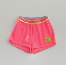 Shorts 2/16 Momi Saida de Praia Smile Rosa Neon Claro Shorts 2/16 Momi Saida de Praia Smile Rosa Neon Claro