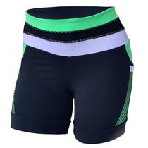Shorts Academia Bermuda Fitness Ginastica Tela, Bolso Lateral, Tecido Poliamida, Proteção UV