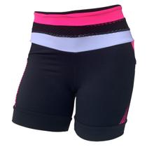 Shorts Academia Bermuda Fitness Ginastica Tela, Bolso Lateral, Tecido Poliamida, Proteção UV