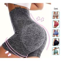 Shorts Academia Empina Bumbum sem costura Fitness Feminino Push U Yoga kit com 3