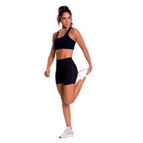 Shorts Academia Feminino Graphene Básico Preto