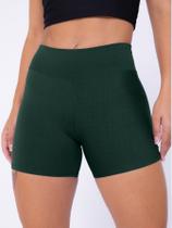 Shorts Academia Feminino Suplex Básico Preto Donna Martins
