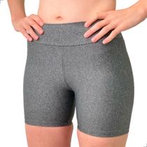 Shorts Academia Fitness Cós Alto Confortável Esportivo Cós Alto lisa Lehhing Corrida Suplex Ginástica Moda Justo