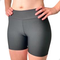 Shorts Academia Fitness Cós Alto Confortável Esportivo Cós Alto lisa Lehhing Corrida Suplex Ginástica Moda Justo