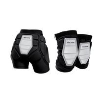 Shorts Acolchoados 3D Com Almofada De Silicone EVA Para Proteção De Nádegas E Joelhos Para Ciclismo,