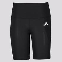 Shorts Adidas Bike Juvenil Feminino Preto e Branco