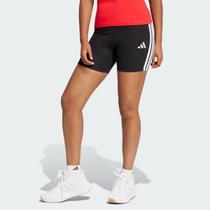 Shorts Adidas Biker 3 Stripes Feminino Preto