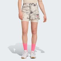 Shorts Adidas OTR 2 in 1 Cinza e Preto
