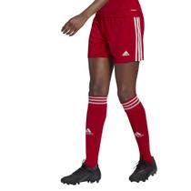 Shorts adidas Squadra 21 para mulheres Team Power vermelho/branco Shorts adidas Squadra 21 para mulheres Team Power vermelho/branco