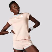 Shorts Adidas Tiro Q2 Feminino Rosa e Azul