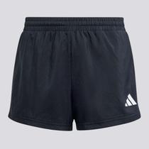 Shorts Adidas Train ESS 3 Stripes Feminino Juvenil Preto