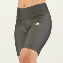 Shorts Adidas Training Essentials Latin Fit Feminino Cinza