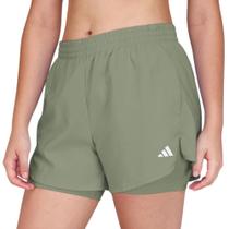 Shorts Adidas Training Minimal 2In1 Verde Acinzentado