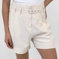 Shorts Alpelo em Tecido com Cinto Feminino Shorts Alpelo em Tecido com Cinto Feminino