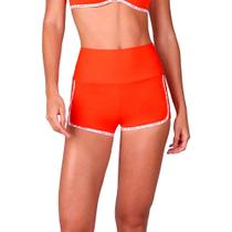 Shorts Alto Giro Mini Com Elástico Personalizado Feminino Shorts Alto Giro Mini Com Elástico Personalizado Feminino