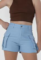 Shorts Azul Infantil Menina Sun Place Jeans