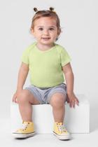 Shorts básico bebê unissex de malha Brandili Baby