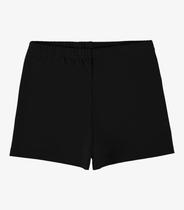 Shorts Básico Infantil Feminino Rovi Kids Preto