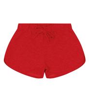 Shorts Básico Infantil Feminino Rovitex Kids Vermelho