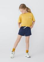 Shorts Básico Infantil Menina Clochard Em Moletom