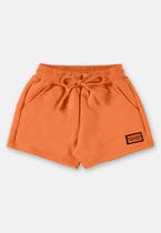 Shorts básico infantil menina em moletom Up Baby