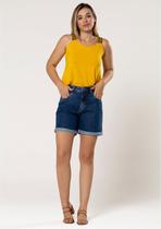 Shorts Básico Jeans Pau a Pique Azul Escuro