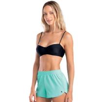 Shorts Básico She Verão Liso Feminino Com Elástico No Cós Moda Praia