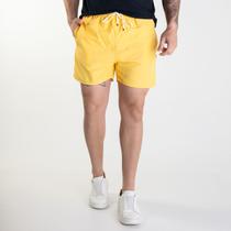 Shorts Beach Reserva Liso Premium Amarelo