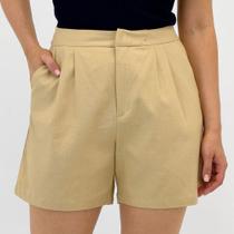 Shorts Beagle Alfaiataria em Tecido Feminino