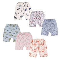 Shorts Bebe Algodao Kit 3 Pecas Estampadas Diversos Modelos