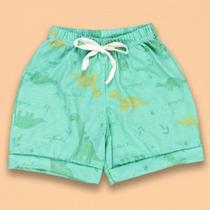 Shorts Bebê Malha Macelin com Estampas Fofas e Elegantes