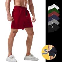 Shorts Bermuda Academia Treino Corrida Masculino TACTEL ELASTANO 723