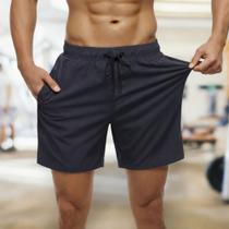 Shorts Bermuda Academia Treino Corrida Masculino TACTEL ELASTANO 723 Tamanho:PCor:Preto