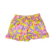 Shorts Bermuda Infantil Menina Saída Praia Malha Proteção Uv