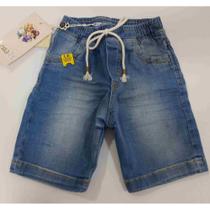 Shorts / Bermuda Jeans Infantil Menino Luxo 7537