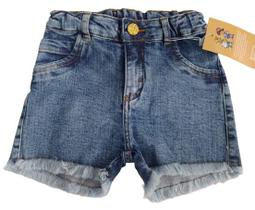 Shorts / Bermuda Jeans Luxo Infantil Menina Lessa Kids 8176