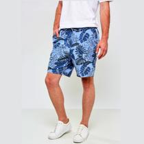 Shorts bermuda masculina floral florida praia piscina - MACROSS JEANS