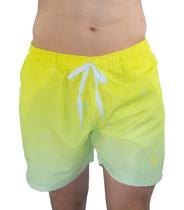 Shorts Bermuda Praia Estampado Masculino Yellow Degradê - Form 23