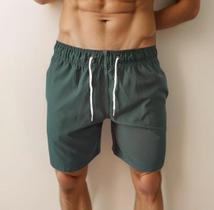 Shorts/Bermudas Treino Academia Dia a Dia ou lazer Masculino Adulto Estilo Mauricinho Tactel com Elastano