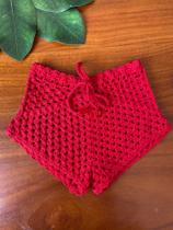Shorts blogueira em crochê infantil 4 anos Shorts blogueira em crochê infantil 4 anos
