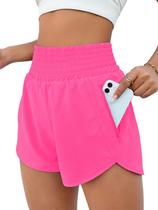 Shorts BMJL Esportivos de Cintura Alta com Bolso Shorts BMJL Esportivos de Cintura Alta com Bolso