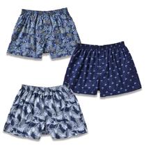 Shorts boxer CINVIK masculinos de algodão orgânico, pacote com 3 unidades, GG Shorts boxer CINVIK masculinos de algodão orgânico, pacote com 3 unidades, GG