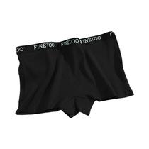 Shorts Boxer De Algodão Feminino De Cintura Baixa Cor Sólida Respirável Calcinha De Cintura Elástica