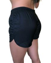 Shorts Boxer Feminino Bermuda Larguinha Tactel Em Várias Cores