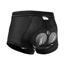 Shorts Boxer Masculinos Com Almofada De Gel 5D Para Ciclismo MTB X-TIGER, Roupa Íntima Para Ciclismo