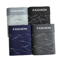 Shorts Boxer Masculinos De Alta Elasticidade E Respirabilidade, Pacote Com 4, Moda E Conforto Para